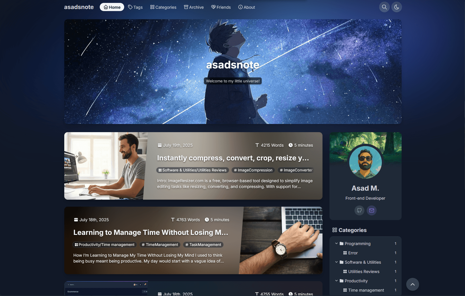 asadsnote - personal blog