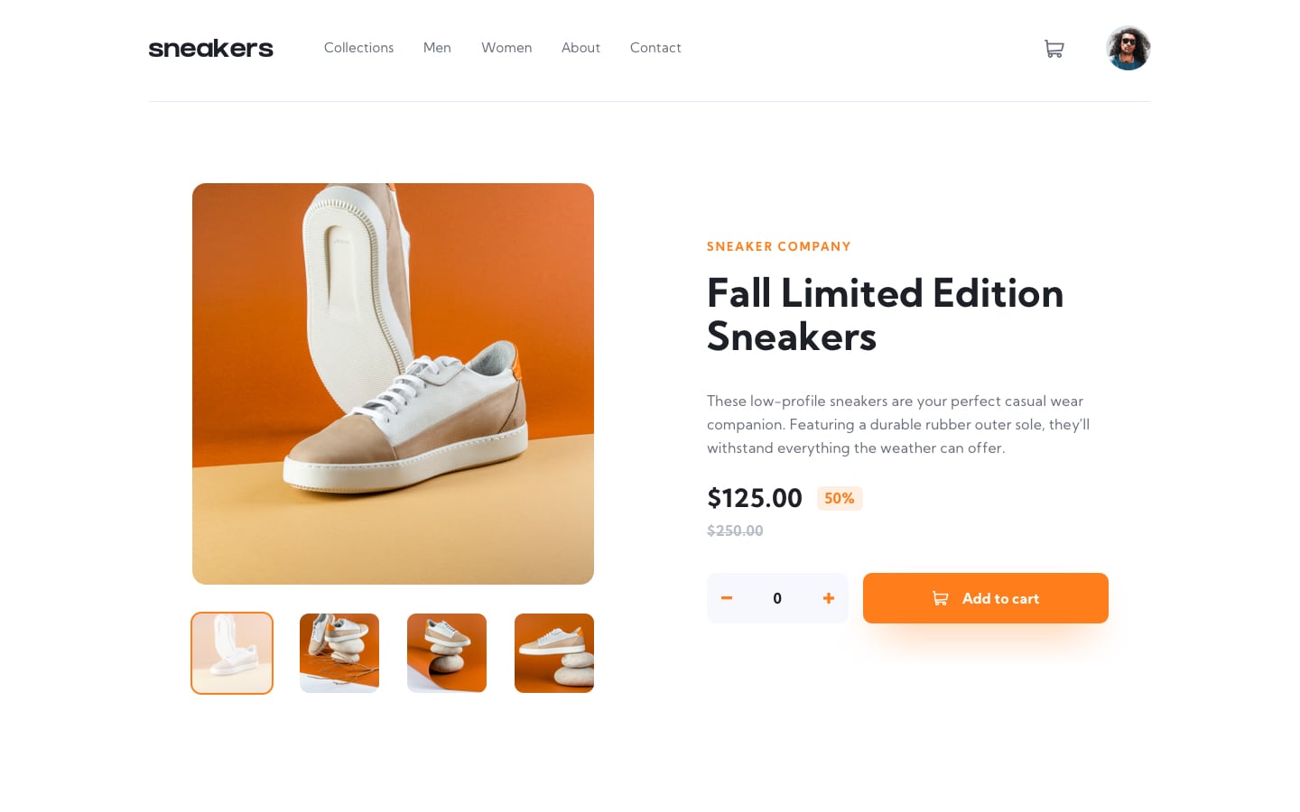 E-commerce product page